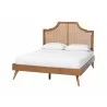 Baxton Studio Rodolfo Platform Bed - Angled - Baxton Studio Rodolfo Platform Bed - Angled