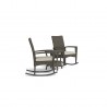 Tortuga Outdoor Bayview Rocking Chairs Legs- Driftwood Side
