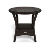 Tortuga Outdoor Bayview Side Table- Front Pecan