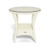 Tortuga Outdoor Bayview Side Table Magnolia Front