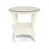 Tortuga Outdoor Bayview Side Table Magnolia Back