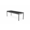 Telescope Casual Bazza 54" Flat Bench with Rustic Polymer Seat and Aluminum Frame - Angled - Telescope Casual Bazza 54" Flat Bench with Rustic Polymer Seat and Aluminum Frame - Angled