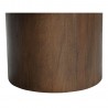 Moe’s Home Collection Hadley Coffee Table in Warm Brown - Leg Close-up