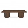 Moe’s Home Collection Hadley Coffee Table in Warm Brown - Front