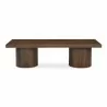 Moe’s Home Collection Hadley Coffee Table in Warm Brown - Front - Moe’s Home Collection Hadley Coffee Table in Warm Brown - Front