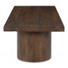 Moe’s Home Collection Hadley Coffee Table in Warm Brown - Side
