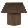 Moe’s Home Collection Hadley Coffee Table in Warm Brown - Side - Moe’s Home Collection Hadley Coffee Table in Warm Brown - Side