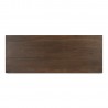 Moe’s Home Collection Hadley Coffee Table in Warm Brown - Top View