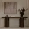 Moe’s Home Collection Hadley Console Table in Warm Brown - Lifestyle - Moe’s Home Collection Hadley Console Table in Warm Brown - Lifestyle
