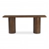 Moe’s Home Collection Hadley Console Table in Warm Brown - Front