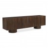 Moe’s Home Collection Hadley Media Unit in Warm Brown - Angled View