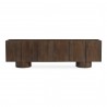 Moe’s Home Collection Hadley Media Unit in Warm Brown - Front