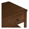 Moe’s Home Collection Gene Charging Nightstand in Dark Brown - Angled View - Moe’s Home Collection Gene Charging Nightstand in Dark Brown - Angled View