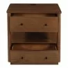 Moe’s Home Collection Gene Charging Nightstand in Dark Brown - Opened Cabinet - Moe’s Home Collection Gene Charging Nightstand in Dark Brown - Opened Cabinet