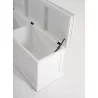 Nova Solo Halifax Storage Chest - White Detail - Nova Solo Halifax Storage Chest - White Detail