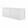 Nova Solo Halifax Storage Chest - White - Back Side Angle - Nova Solo Halifax Storage Chest - White - Back Side Angle