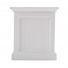 Nova Solo Halifax Storage Chest - White - Side Angle