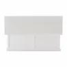 Nova Solo Halifax Storage Chest - White - Top Closed Angle - Nova Solo Halifax Storage Chest - White - Top Closed Angle