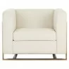 Sunpan Penley Armchair - Zenith Alabaster - Front Angle - Sunpan Penley Armchair - Zenith Alabaster - Front Angle