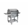 Bull BBQ Bison Premium Drop In Charcoal Grill Cart - Closed and Angled  - Bull BBQ Bison Premium Drop In Charcoal Grill Cart - Closed and Angled 