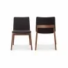 Moe's Home Collection Deco Dining Chair Black - Set of 2 Back to Back - Moe's Home Collection Deco Dining Chair Black - Set of 2 Back to Back