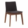 Moe's Home Collection Deco Dining Chair Black - Angled - Moe's Home Collection Deco Dining Chair Black - Angled