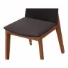 Moe's Home Collection Deco Dining Chair Black - Seat Closeup - Moe's Home Collection Deco Dining Chair Black - Seat Closeup