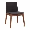 Moe's Home Collection Deco Dining Chair in Black - Set of Two -  Front Side Angle - Moe's Home Collection Deco Dining Chair in Black - Set of Two -  Front Side Angle