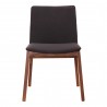 Moe's Home Collection Deco Dining Chair in Black - Set of Two -  Front Angle