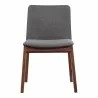 Moe's Home Collection Deco Dining Chair in Grey - Set of Two - Front Angle - Moe's Home Collection Deco Dining Chair in Grey - Set of Two - Front Angle