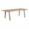 Moe's Home Collection Malibu Dining Table - White Oak - Front Side Angle
