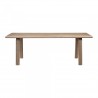 Moe's Home Collection Malibu Dining Table - White Oak - Front Angle