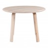 Moe's Home Collection Malibu Round Dining Table - White Oak - Front Angle