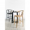 Moe's Home Collection Godenza Counter Table - Black Ash - Lifestyle
