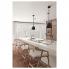 Moe's Home Collection Padma Oak Barstool - Light Grey - Lifestyle