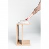 Moe's Home Collection Hiroki Accent Table - White Oak - Lifestyle