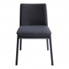 Deco Ash Dining Chair, Charcoal - Set of Two - Front Angle