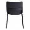 Deco Ash Dining Chair, Charcoal - Set of Two - Back Angle