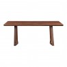 Moe's Home Collection Silas Dining Table in Walnut - Front Angle
