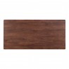 Moe's Home Collection Silas Dining Table in Walnut - Top Angle