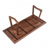 Moe's Home Collection Silas Dining Table in Walnut - View of Bottom