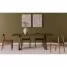 Moe's Home Collection Silas Dining Table in Walnut - Lifestyle - Moe's Home Collection Silas Dining Table in Walnut - Lifestyle