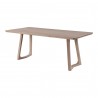 Moe's Home Collection Silas Dining Table in Oak - Front Side Angle