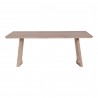 Moe's Home Collection Silas Dining Table in Oak - Front Angle