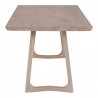Moe's Home Collection Silas Dining Table in Oak - Side Angle