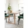 Moe's Home Collection Silas Dining Table in Oak - Lifestyle - Moe's Home Collection Silas Dining Table in Oak - Lifestyle