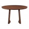 Moe's Home Collection Silas Round Dining Table in Walnut - Front Angle