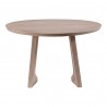 Moe's Home Collection Silas Round Dining Table in Oak - Front Angle
