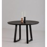 Moe's Home Collection Silas Round Dining Table Black Ash - Lifestyle
