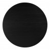 Moe's Home Collection Silas Round Dining Table Black Ash - Top Angle